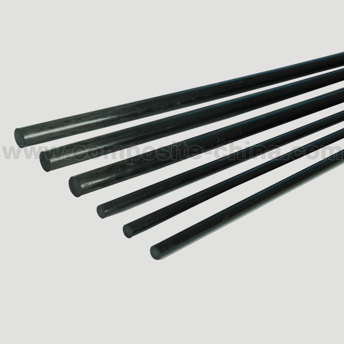 Extruded Carbon Fiber Solid Rods